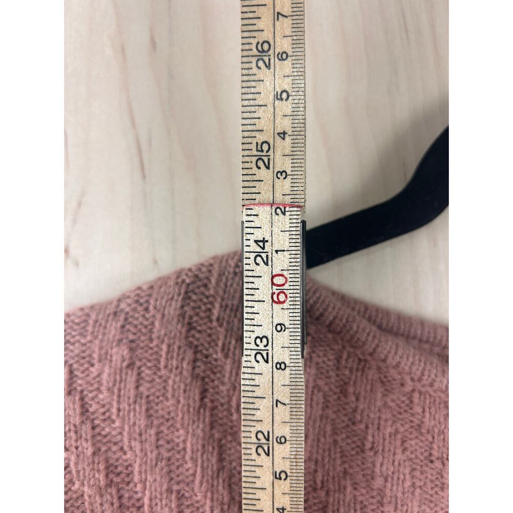 Ann Taylor Alpaca Wool Blend Knit Sweater Pink Boat Neck Women's Small - Picture 8 of 10